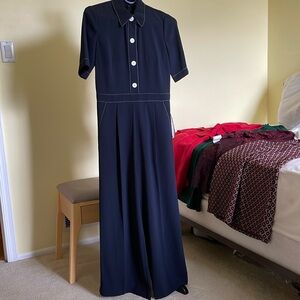 Never Worn: Marks+Spencer US Size 8 Navy Jumpsuit